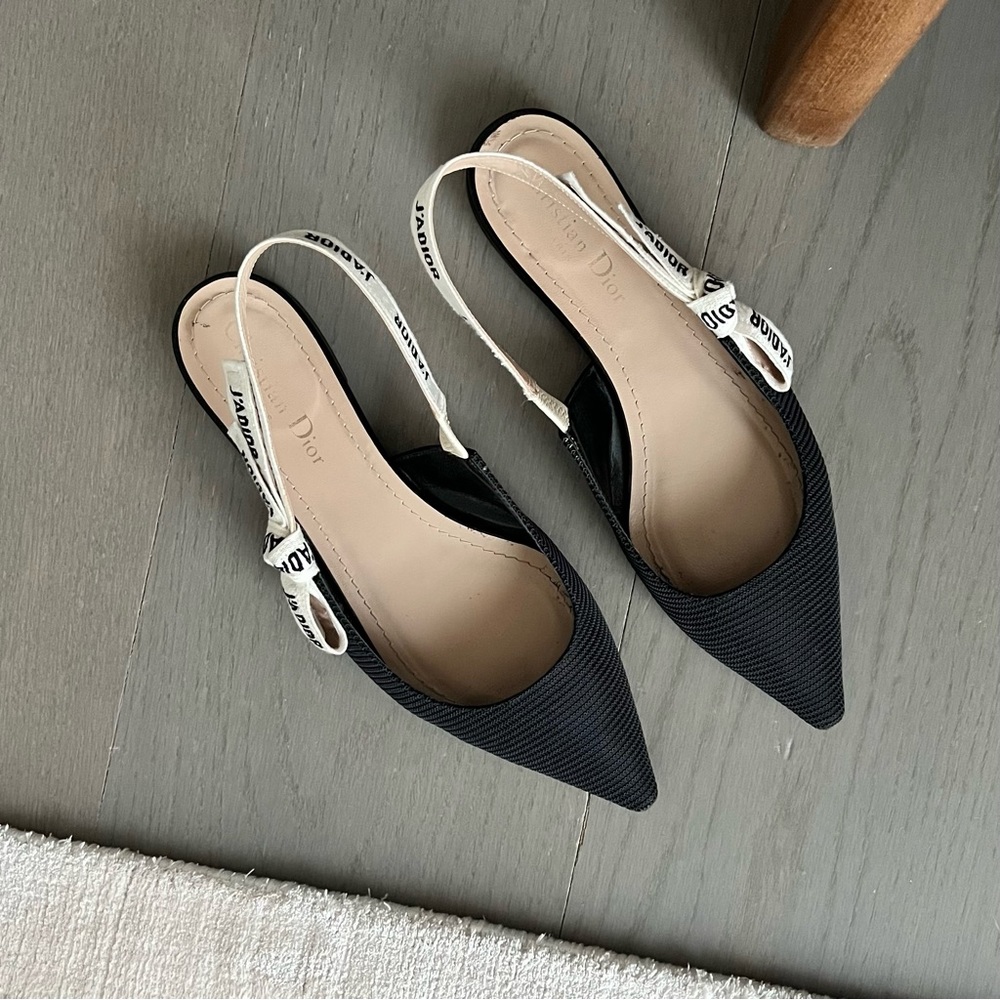 Dior J’Adior Slingback Flats